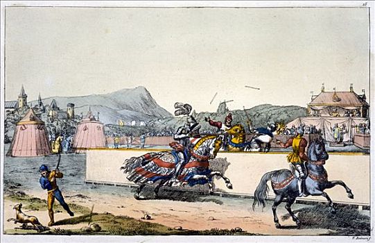 骑士,锦标赛,19世纪