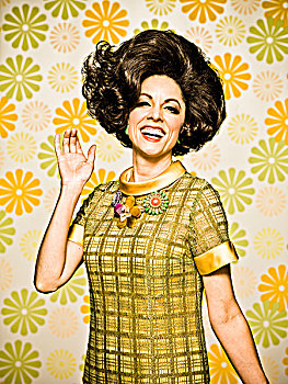 女人,20世纪60年代,风格,连衣裙