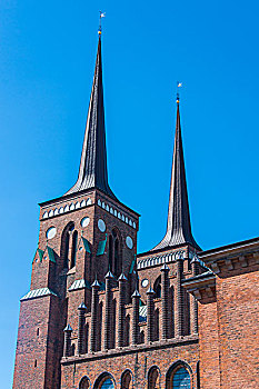 世界遗产,大教堂,罗斯基勒,丹麦