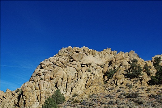 岩石构造,靠近,加利福尼亚