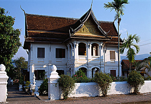 老挝,琅勃拉邦,房子