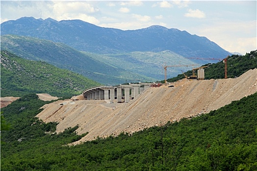 高速公路,工地