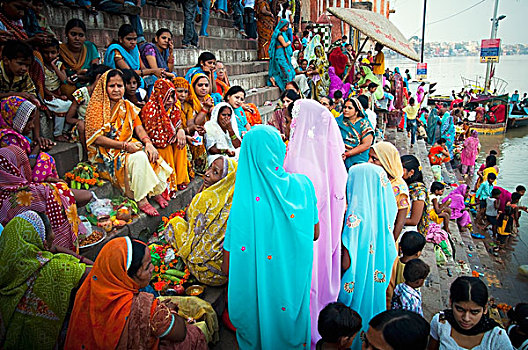 女人,传统服装,印度