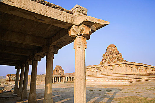 柱子,庙宇,印度