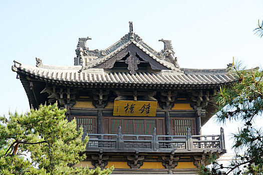 中国山西省大同市全国文保华严寺