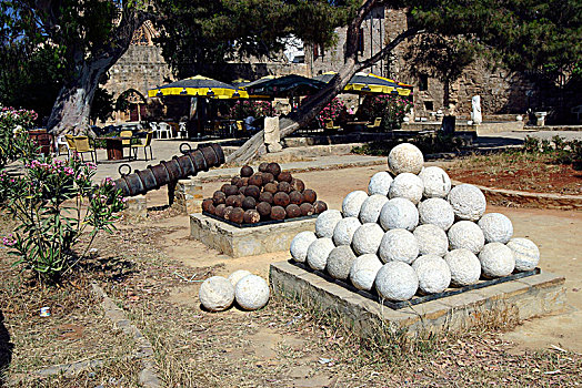 大炮,球,塞浦路斯北部