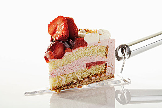 块,草莓蛋糕