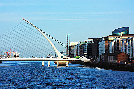 新桥,上方,利菲河,都柏林,爱尔兰