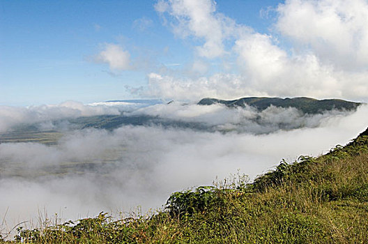 阿尔斯多火山,景色,岛屿,加拉帕戈斯群岛,厄瓜多尔