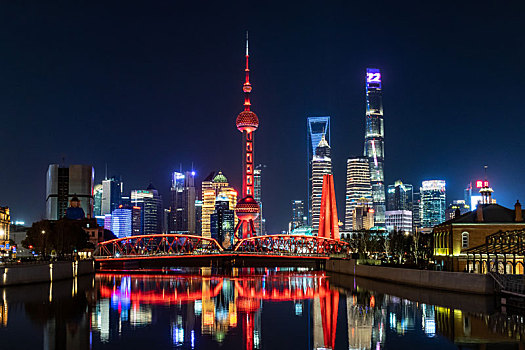 上海,外白渡桥,东方明珠