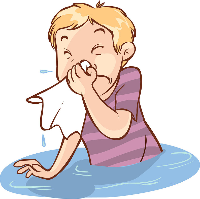 流鼻涕_人_插画_图片素材