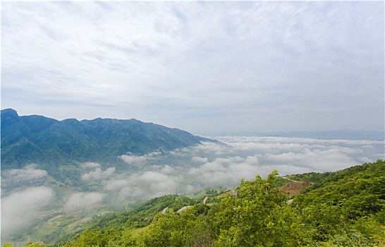 汉阴,凤凰山,云雾
