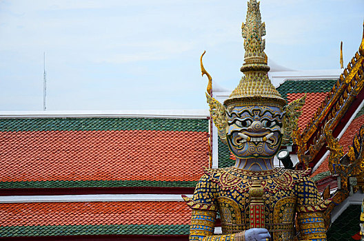 泰国曼谷大皇宫门神