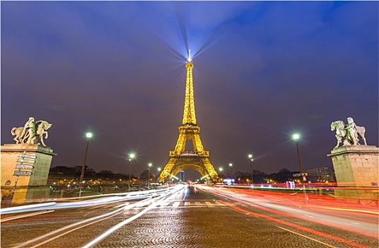 埃菲尔铁塔,巴黎,黃昏