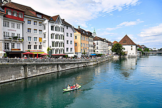 瑞士,河,历史,地区