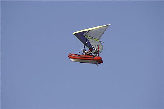 风筝,小艇,蓬塔卡纳,多米尼加共和国,加勒比海,美洲