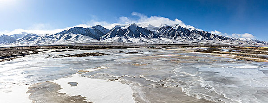 昆仑山玉珠峰美景