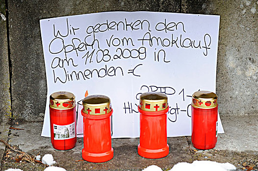 纪念,阿尔贝维尔,威宁顿,中学,第一,周年纪念,2009年,巴登符腾堡,德国,欧洲