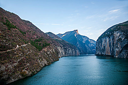 长江三峡瞿塘峡峡谷