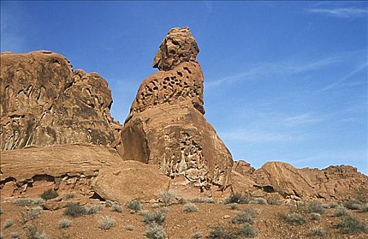 石头,火焰谷州立公园