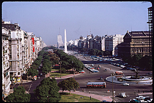 风景,布宜诺斯艾利斯,阿根廷,建筑,街景,历史