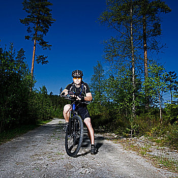 骑车,山地车,瑞典
