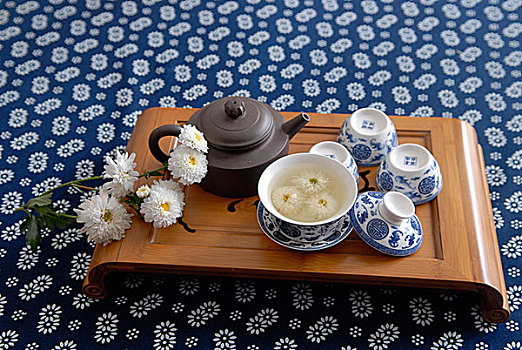 茶具,菊花