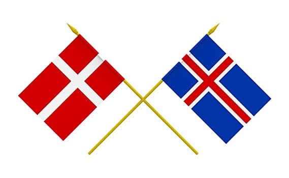 旗帜,丹麦,冰岛
