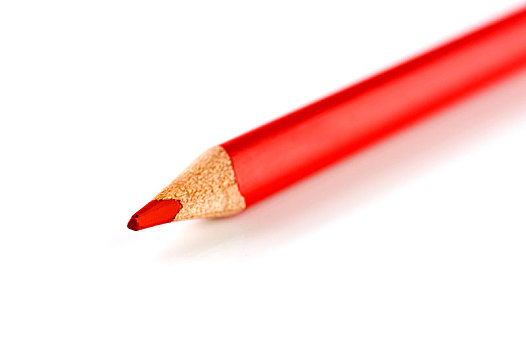 红色,铅笔