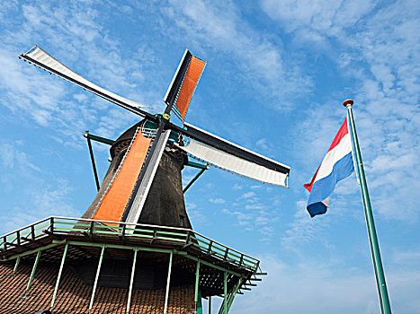 风车,附近,靠近,荷兰