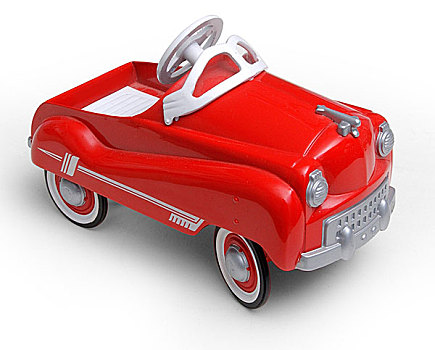 20世纪50年代,红色,玩具车