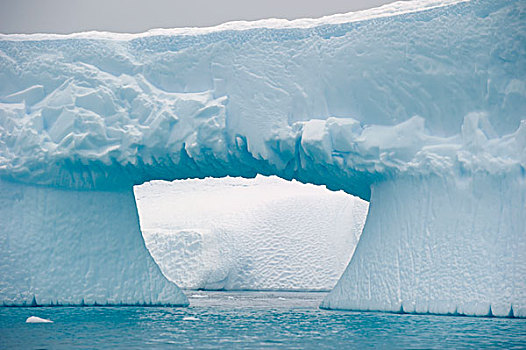 冰山,洞,南极