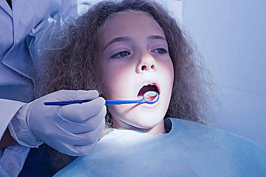牙医,检查,牙齿,椅子,牙科诊所