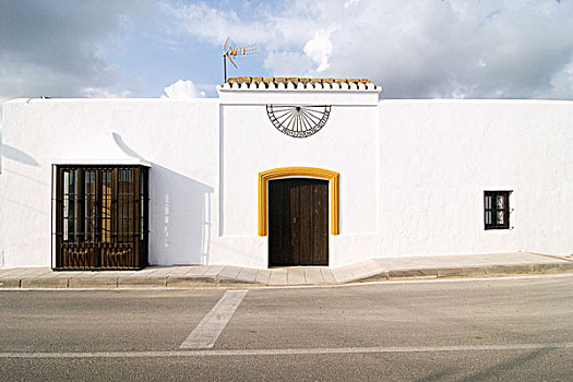 房子,日晷,安达卢西亚,西班牙,欧洲