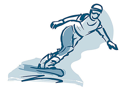 滑雪板玩家