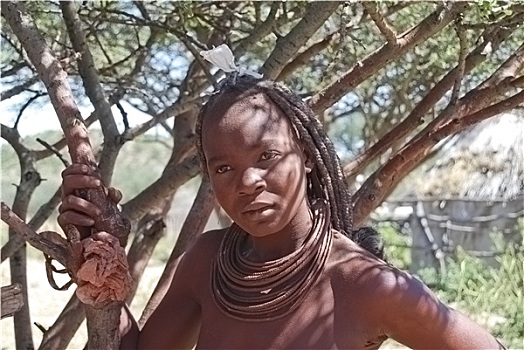 辛巴族妇女,非洲