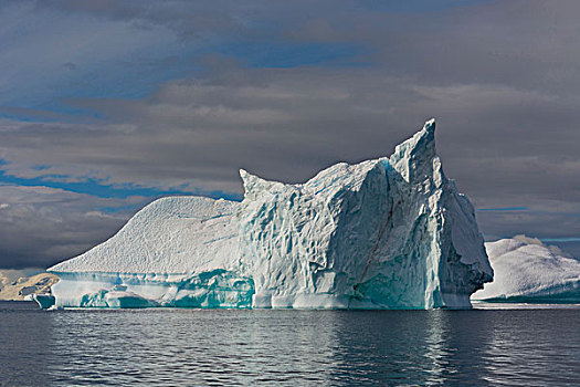 南极,海峡,冰山,不同,质地