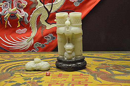 故宫藏品,玉合卺杯,北京故宫博物院