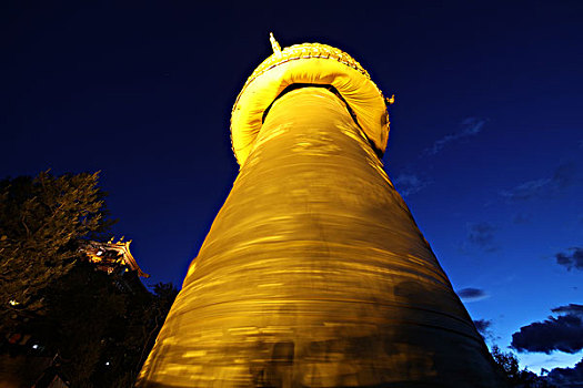 独克宗大佛寺转经筒