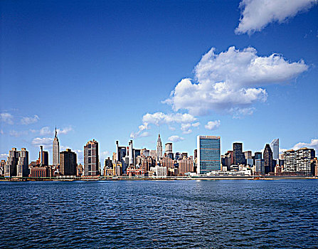 中城天际线,曼哈顿,纽约,美国