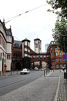 德国法兰克福的城市风光建筑