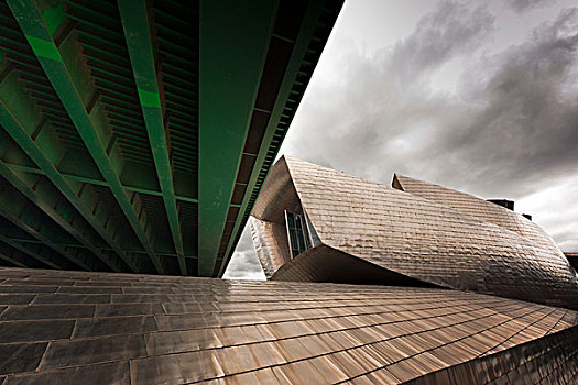 高架路,古根海姆博物馆,毕尔巴鄂,西班牙