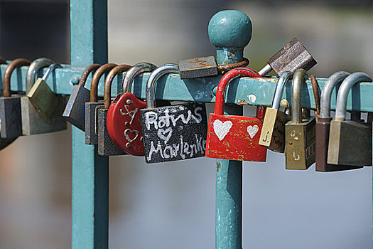 特写,锁,爱情,弗罗茨瓦夫,波兰