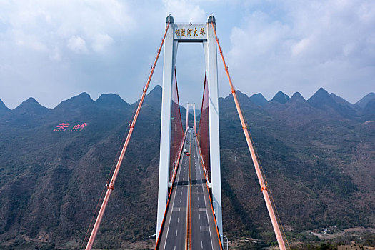 贵州坝陵河大桥航拍