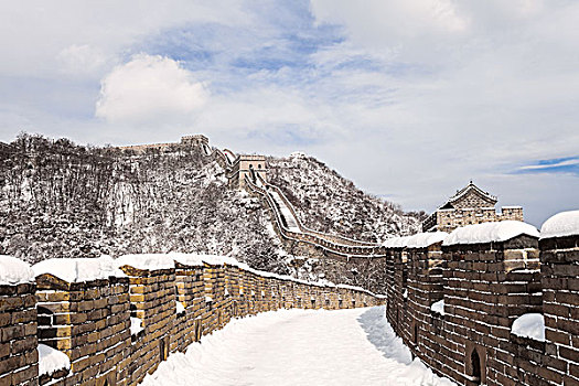 雪后长城