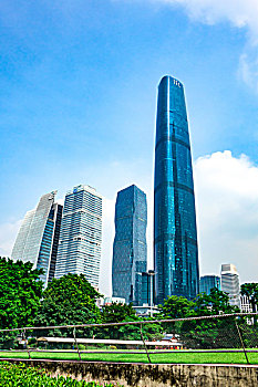 广州双子塔,西塔,国际金融中心ifc,东塔,周大福金融中心ctf