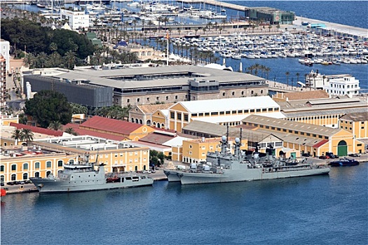 军事,船,港口,卡塔赫纳,西班牙