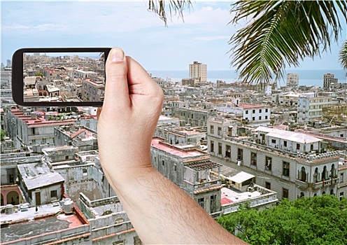 旅游,照相,哈瓦那旧城,城市