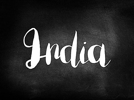 印度,书写,黑板