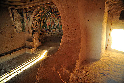 土耳其格雷梅露天博物馆洞窟壁画